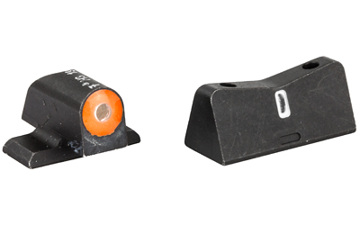 XS Sights DXT2 Big Dot Tritium Front, White Stripe Express Rear, Fits Sig Sauer Models: P225, P226, P229, P320, Springfield XD, XDm, XDs, Green with Orange Outline SI-0013S-5N