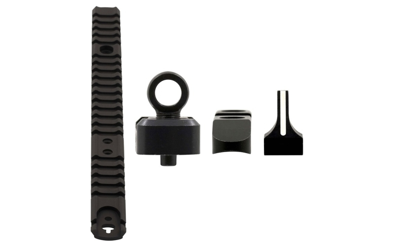 XS Sights Lever Rail, Fits Rossi R95, Anodized Finish, Black, Includes Ghost Ring Sights TS-1001-5