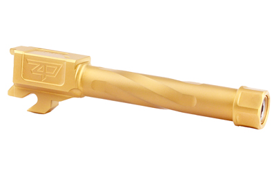 Zaffiri Precision Pistol Barrel, 9MM, 4.65", Threaded 1/2X28, Titanium Nitride Finish, Gold, Fits Sig P320 Compact ZP.320BTG