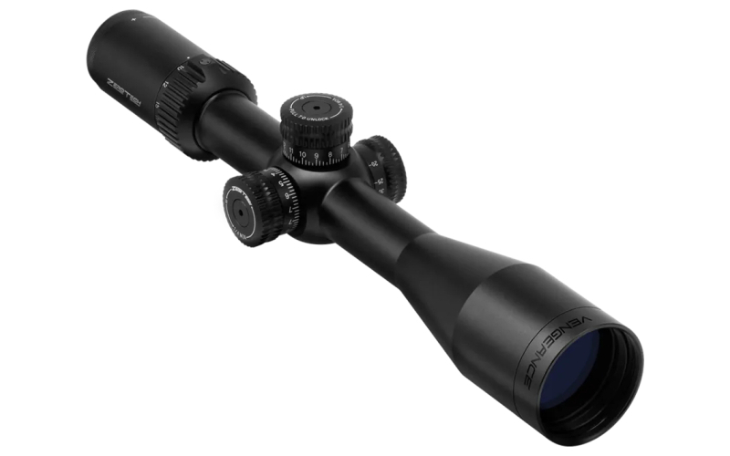 Zerotech vengeance rifle scope 4-20x50 30mm sfp r3 non illum. black